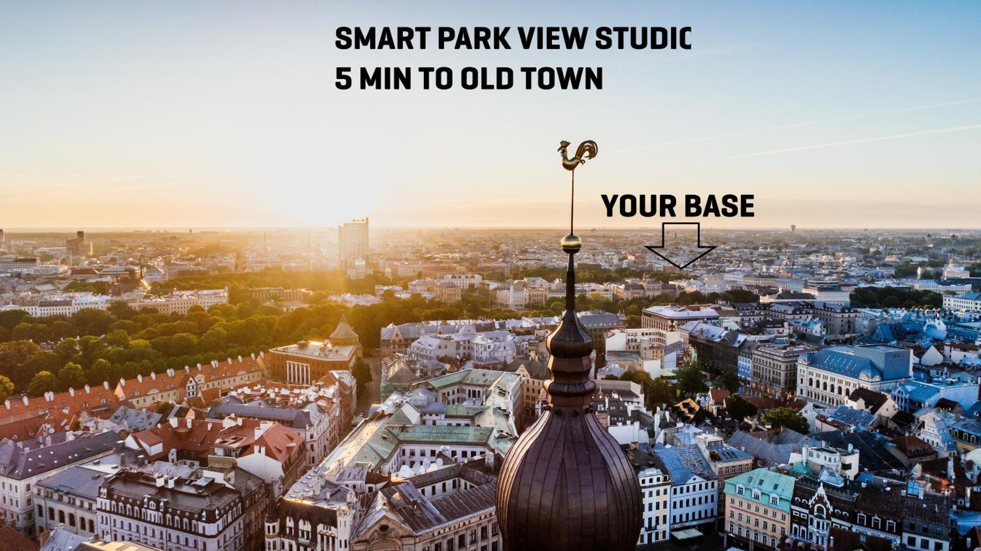 Smart Park View Studio In Heart Of Riga 5 Min To Old Town Екстериор снимка